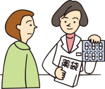 薬局が開いていない時間にも薬の相談ができ、在宅医療もサポートしてもらえる